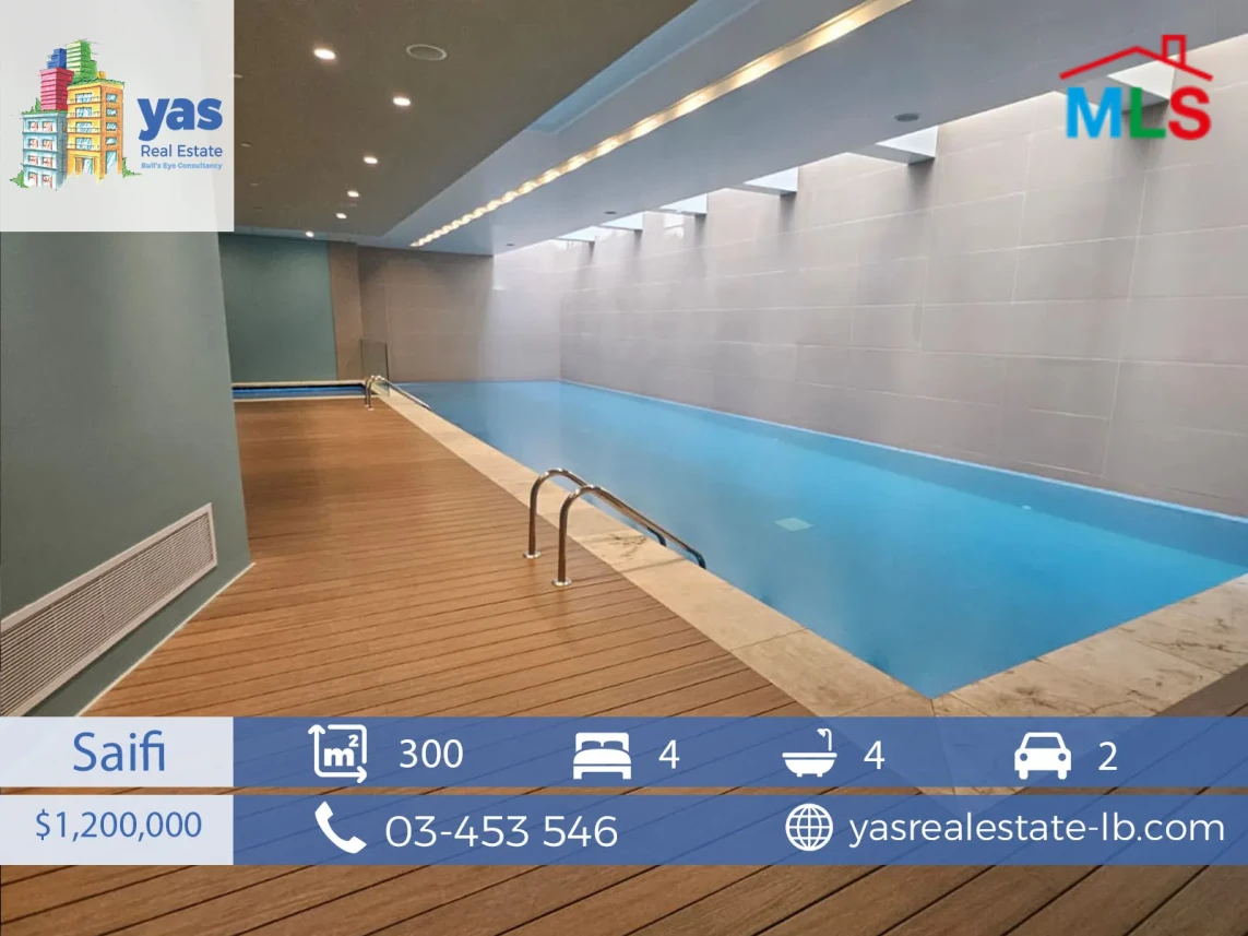 Saifi 300m2 | Luxury Decorated | City View | Modern Touch | PA