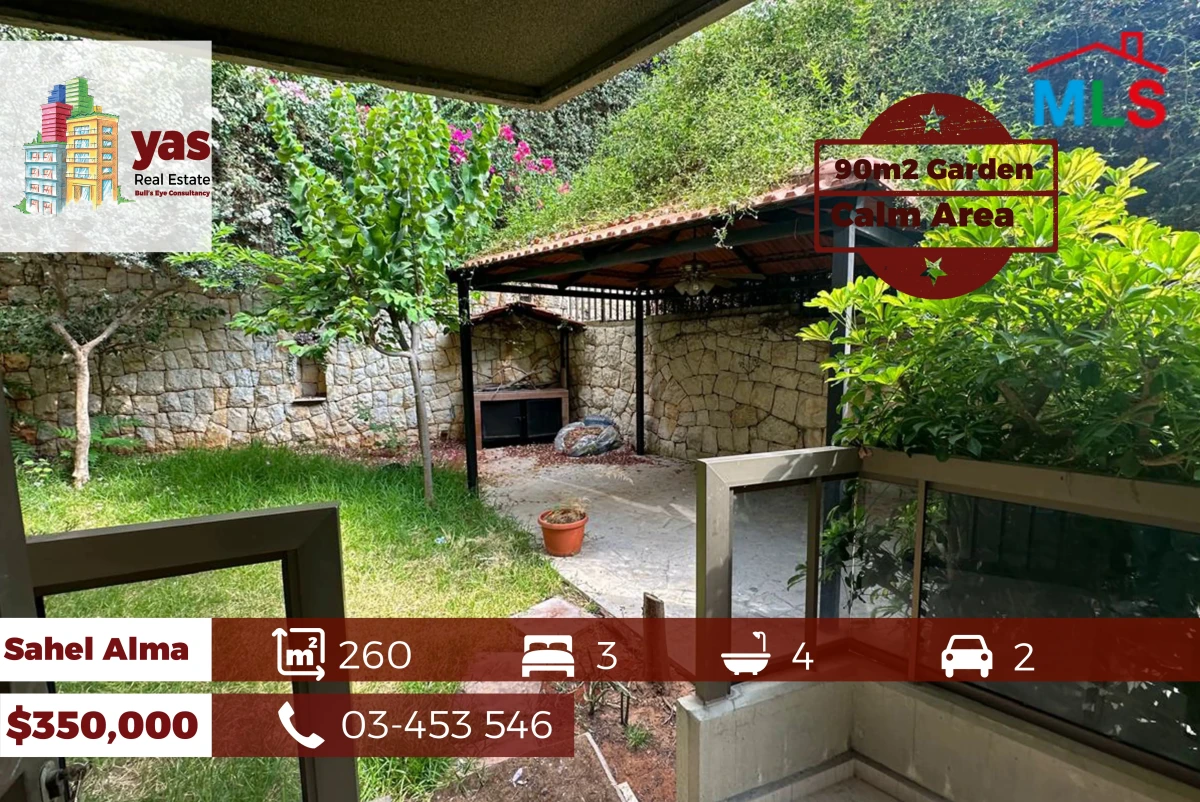 Sahel Alma 260m2 | 90m2 Garden/Terrace | Classy Area | High End | IV