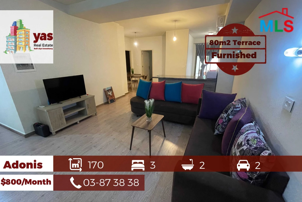 Adonis 170m2 | 80m2 Terrace | Furnished | High End | Calm Area | JA