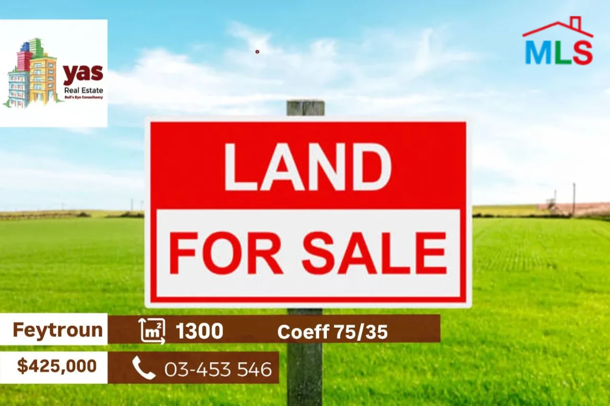 Feytroun 1300m2 | Land | Open Mountain And Sea View | BA