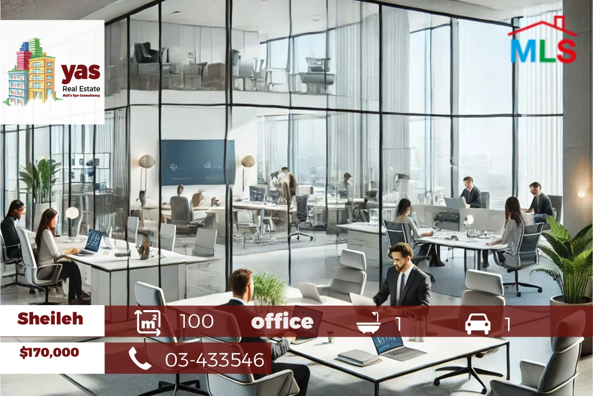 Sheileh 100m2 | Office | New | Main Highway | Upgrated | BA