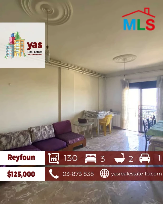 Reyfoun 130m2 | Panoramic View | Luxury | Barely Used | DA