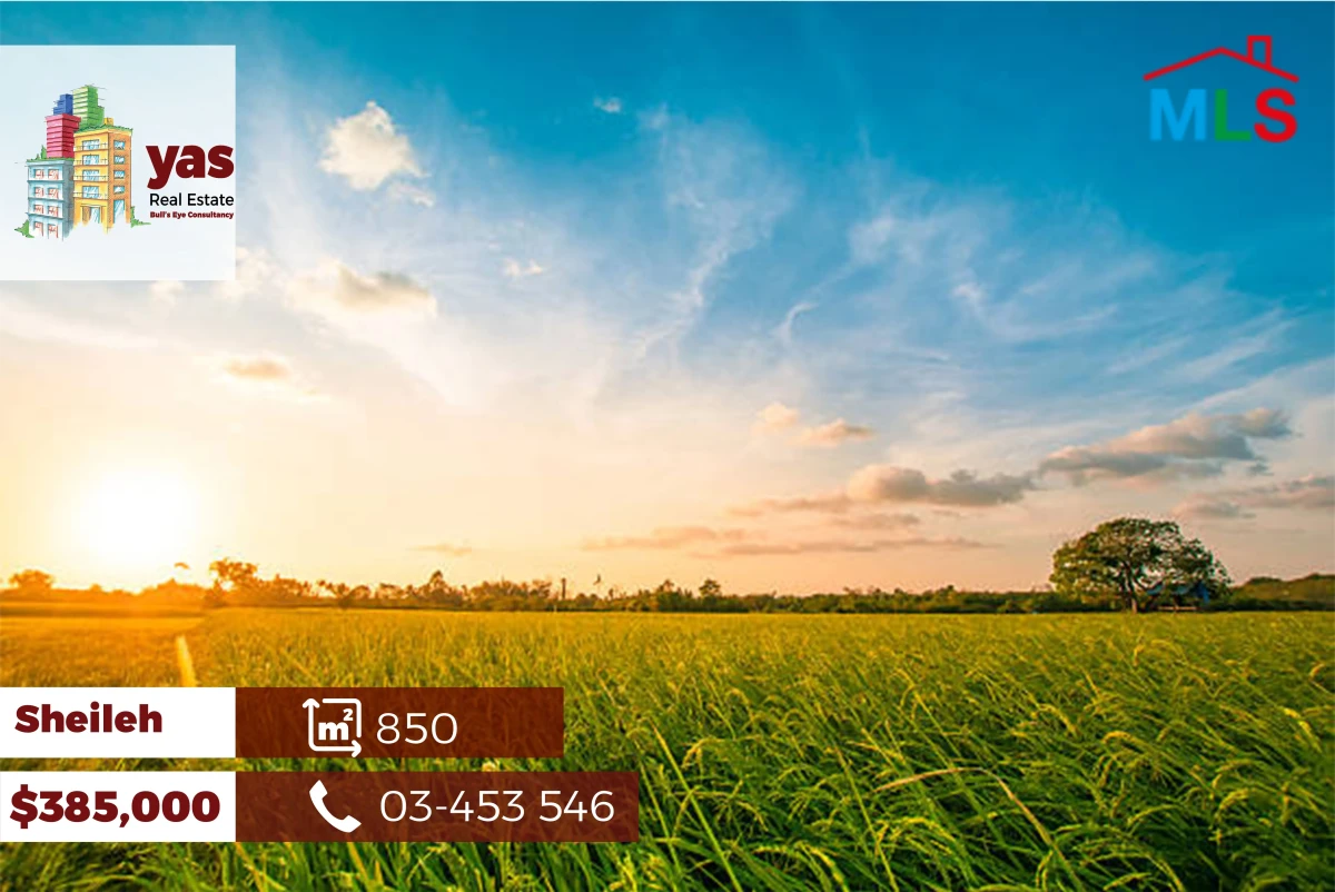 Sheileh 850m2 | Residential Land | Sea View | Quiet Street | BA