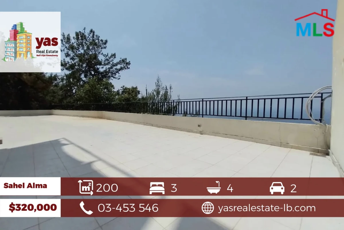 Sahel Alma 200m2 |150m2 Terrace | Mint Condition | YV