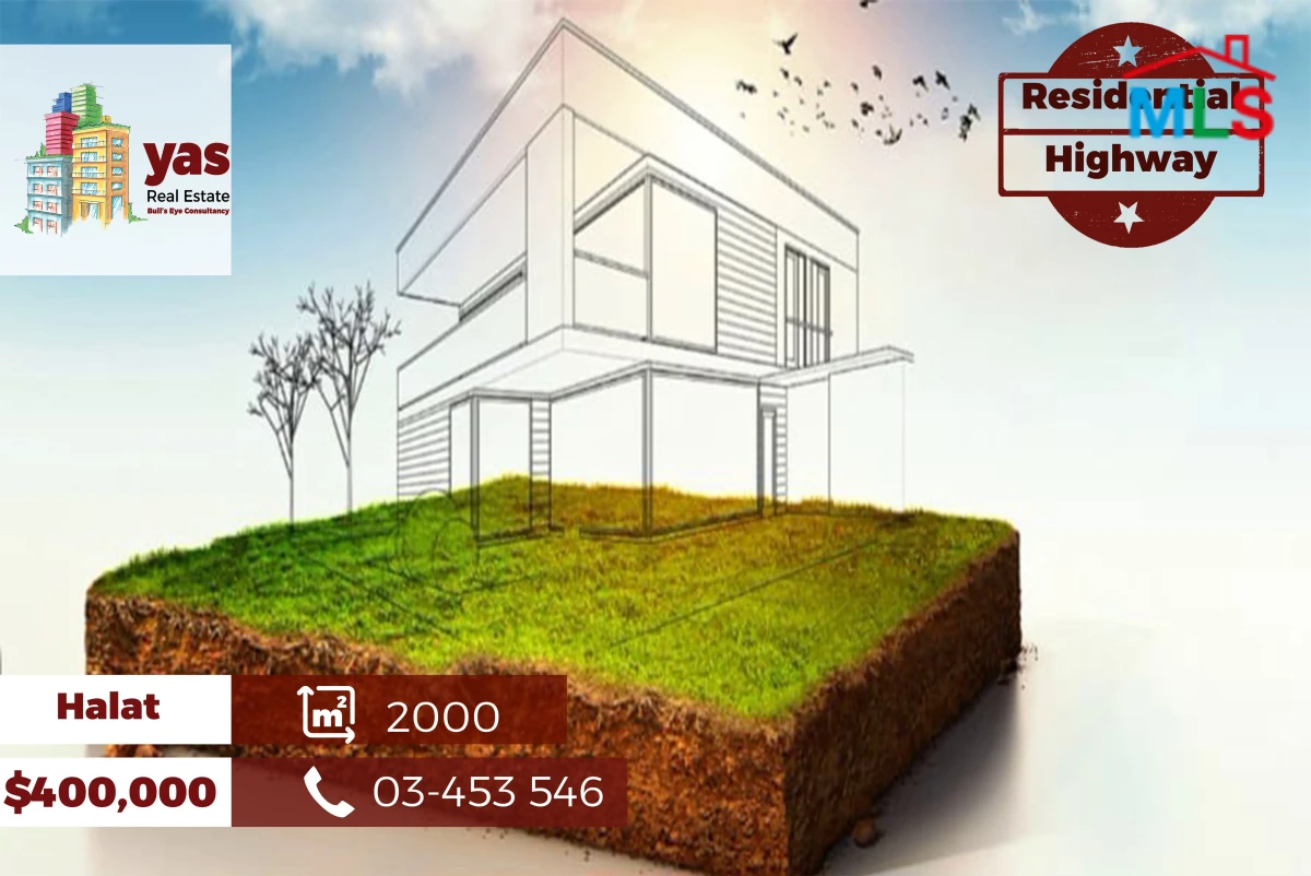 Halat 2000m2 | Coeff 40/80 | Residential Land | Sea View | ABA/AA