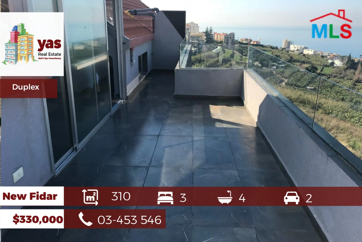 New Fidar 310m2 | Duplex | 80m2 Terrace | Furnished | Sea View | PA