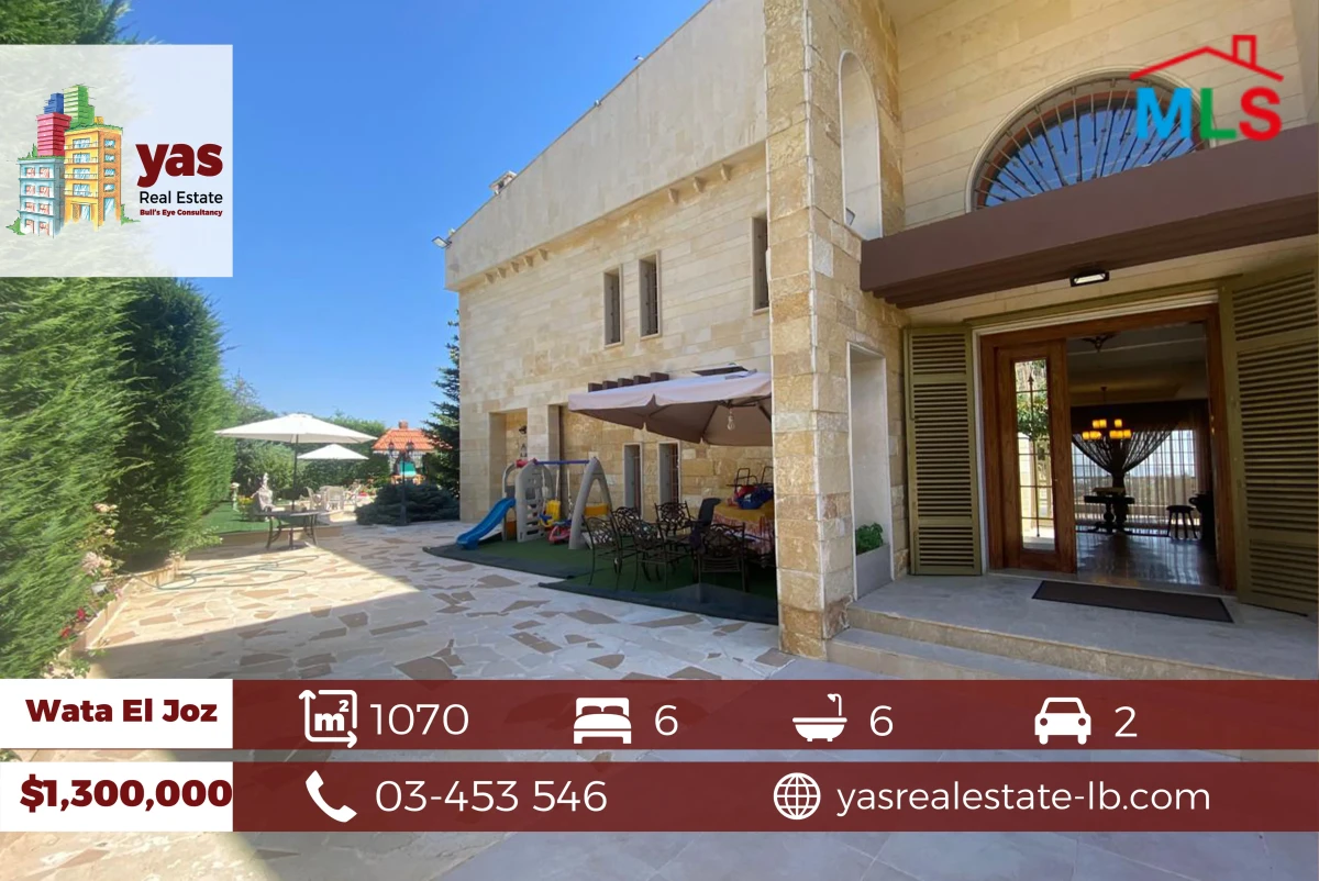 Wata El Joz 1000m2 | Villa | Designer’s Signature | Furnished