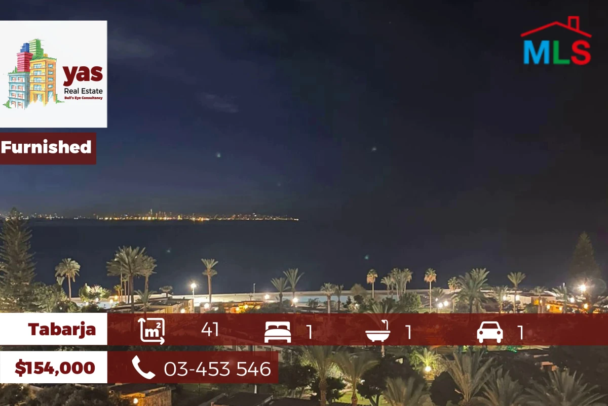 Tabarja 41m2 | Furnished Chalet | Prime Lcoation | Sea View | PA
