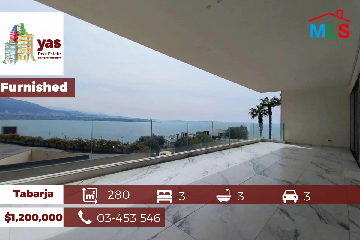 Tabarja 280m2 | Furnished Chalet | Gated Community | Panoramic View|IV
