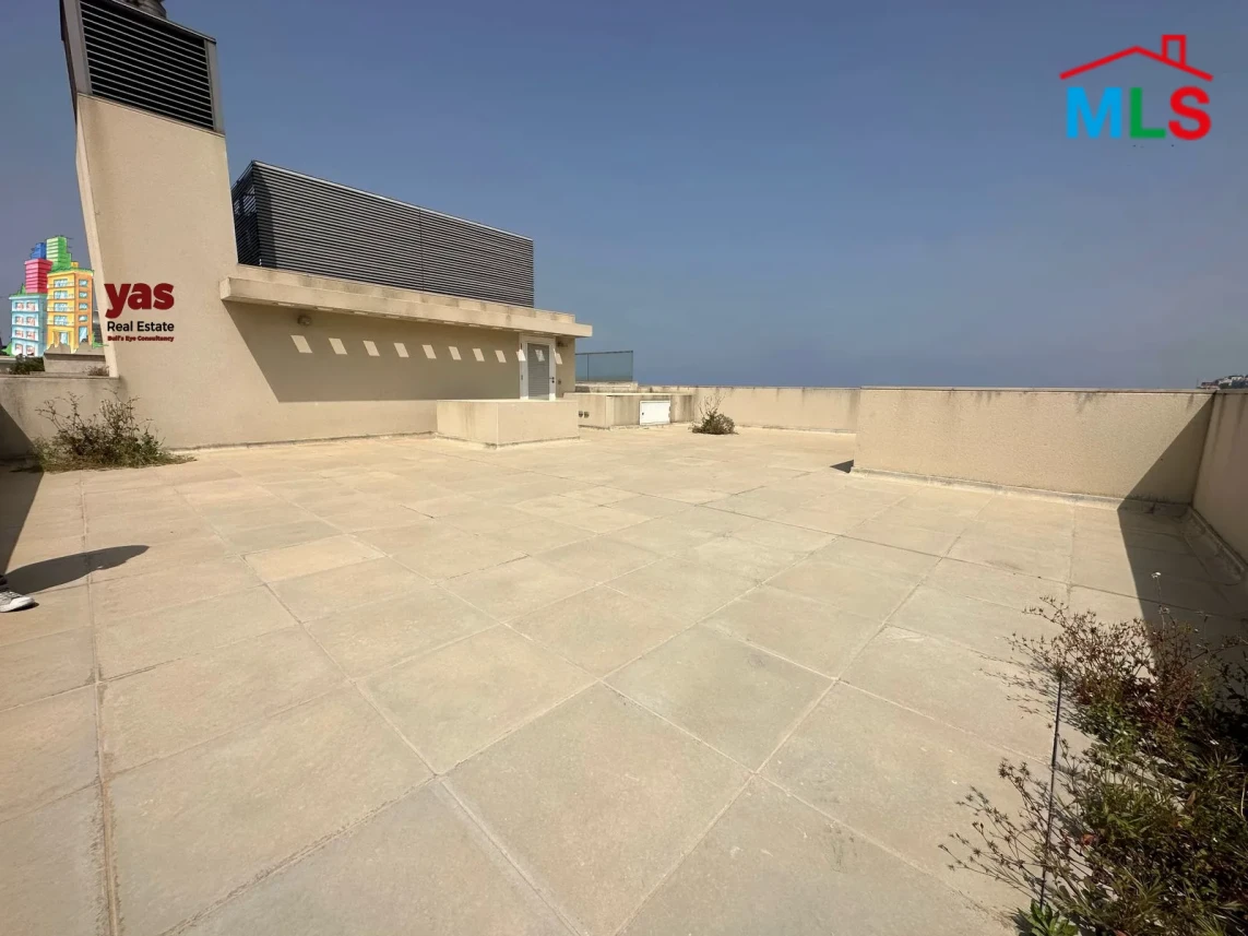 Dbayeh/Waterfront 198m2 | 200m2 Terrace | Gated Community |Sea View|MJ