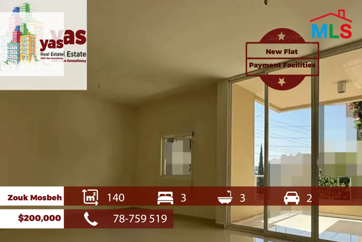 Zouk Mosbeh 140m2 | New | Open View | Well Lighted | EL
