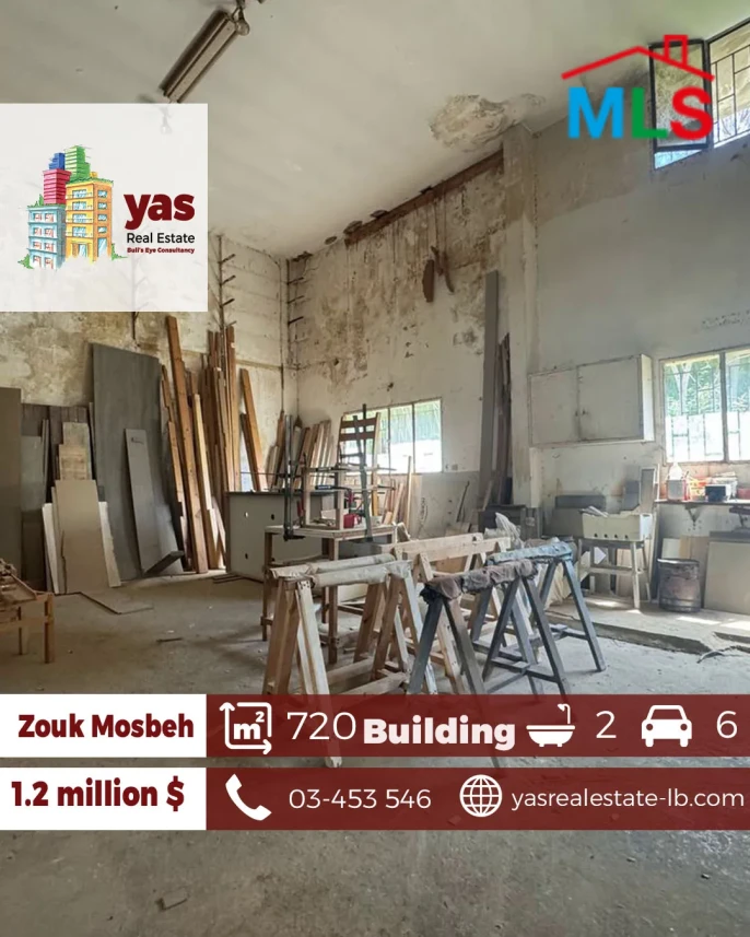 Zouk Mosbeh 720m2 | Two Floors Building | Industrial | High End | EL