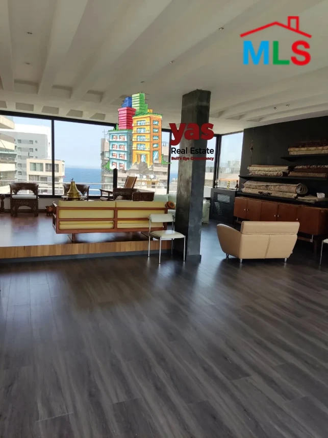 Ain El Mrayse 200m2 | Terrace 200m2 | Open City and Sea View | PA