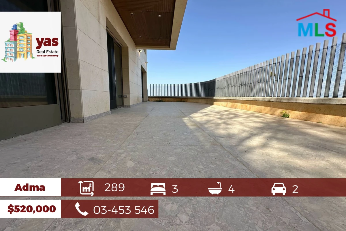 Adma 289m2 | 100m2 Terrace | Brand New | Classy Area|Private Street|RA
