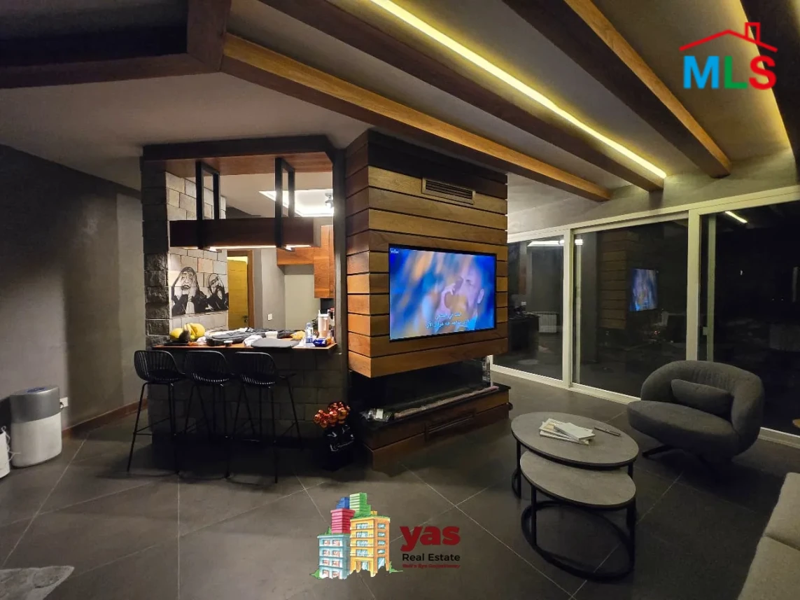 Baabdat 90m2 | 55m2 Terrace | Brand New | Semi -furnished | Decorated
