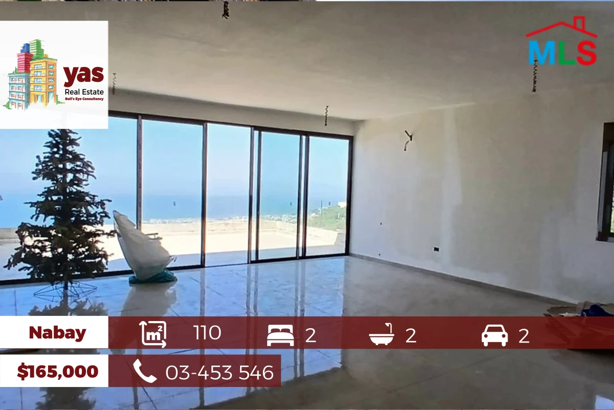 Nabay 110m2 | Brand New | Panoramic View | Quiet Street | ABA