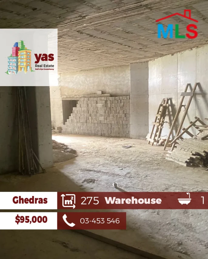 Ghedras 275m2 | Warehouse | High Veiling | Super Catch | TO