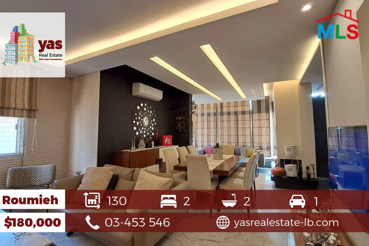 Roumieh 130m2 | Furnished Flat | Decorated | Prime Location | AMK