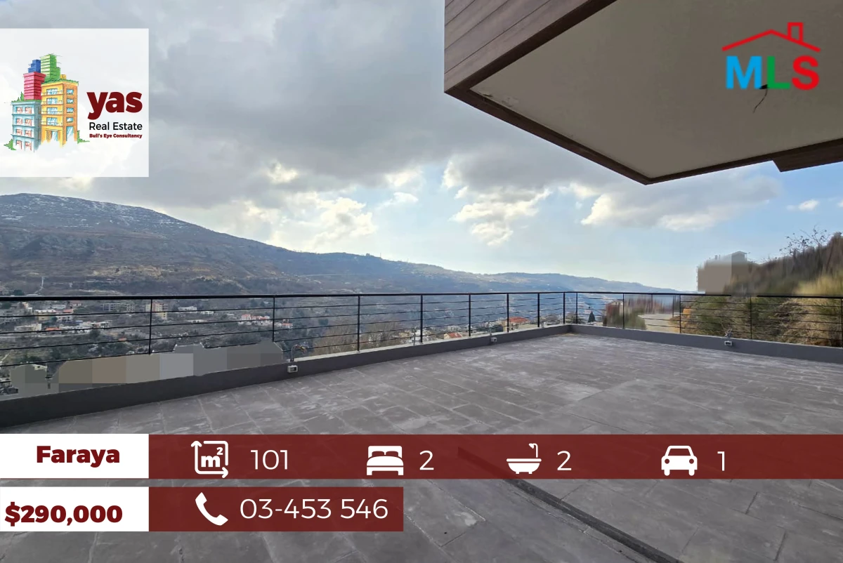 Faraya 101m2 | 135m2 Terrace | Astonishing View | High End | DA