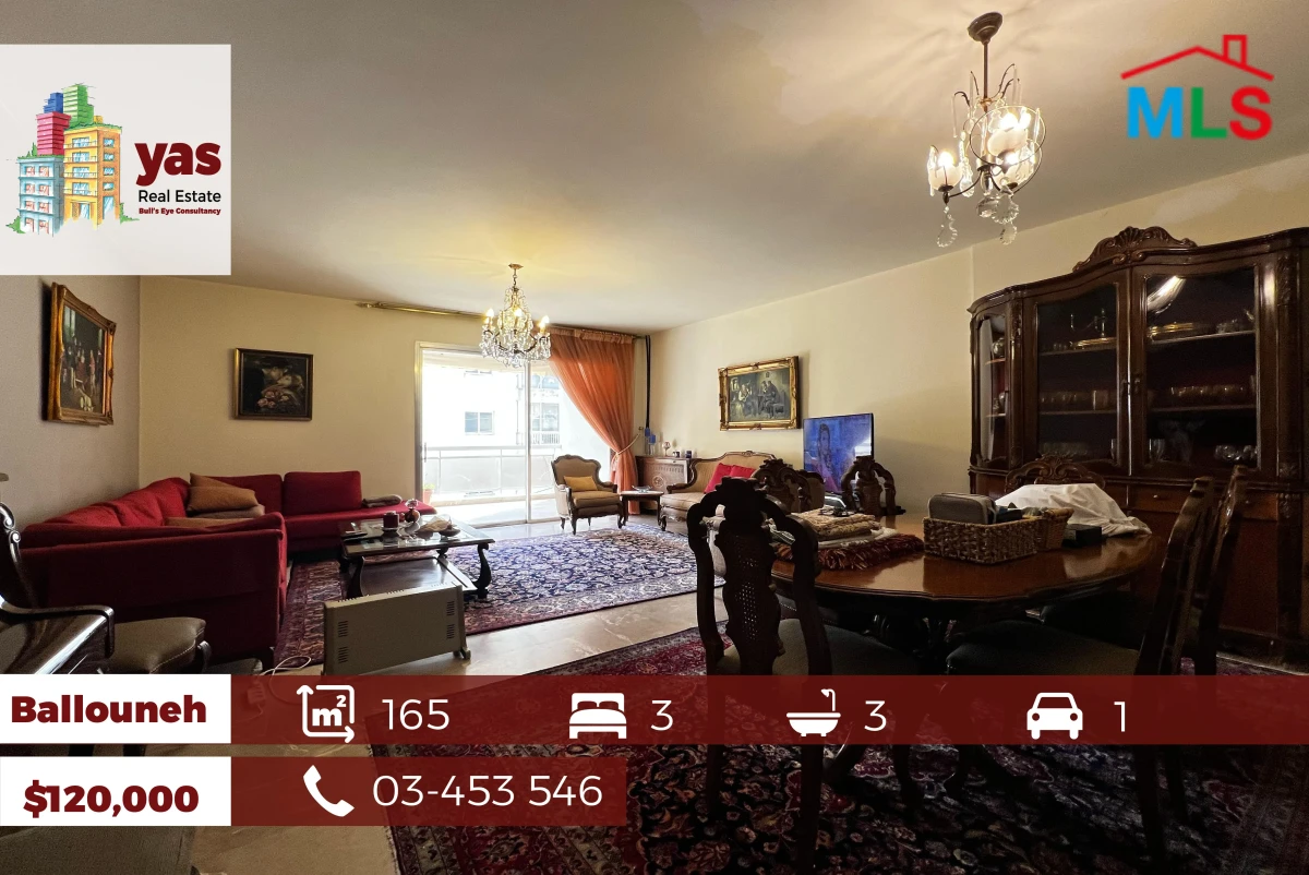 Ballouneh 165m2 | Townhouse | Partial View | High End | Catch | KS/TO