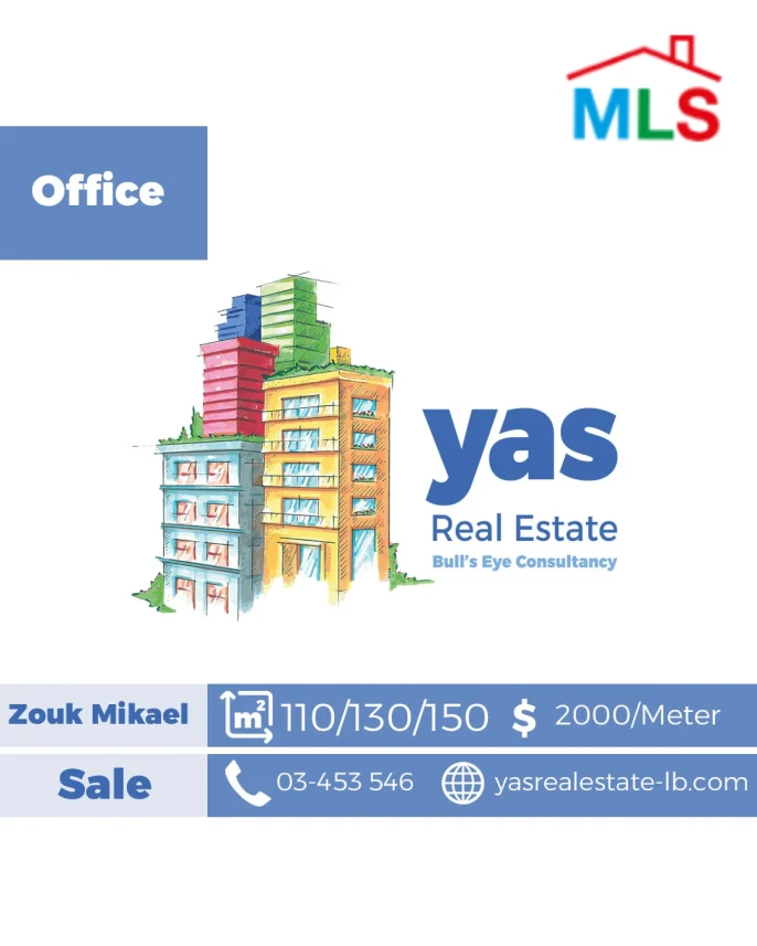 Zouk Mikael 110m2 up to 150m2 | Office| | Brand new | EH/EL