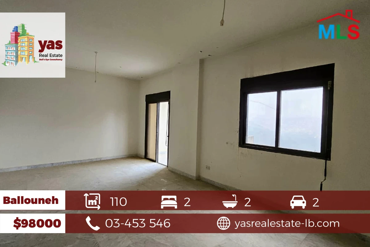 Ballouneh 110m2 | Panoramic View | Luxury | Exellent Condition | TO