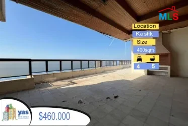 Kaslik 400m2 | 150m2 Terrace | High Floor | Sea & Mountain View | EH