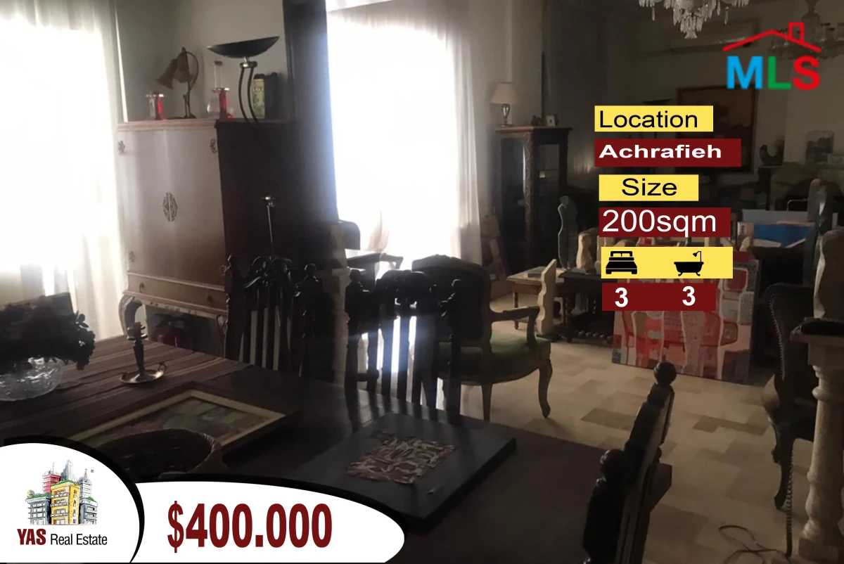 Achrafieh 200m2| Well Maintained | MO