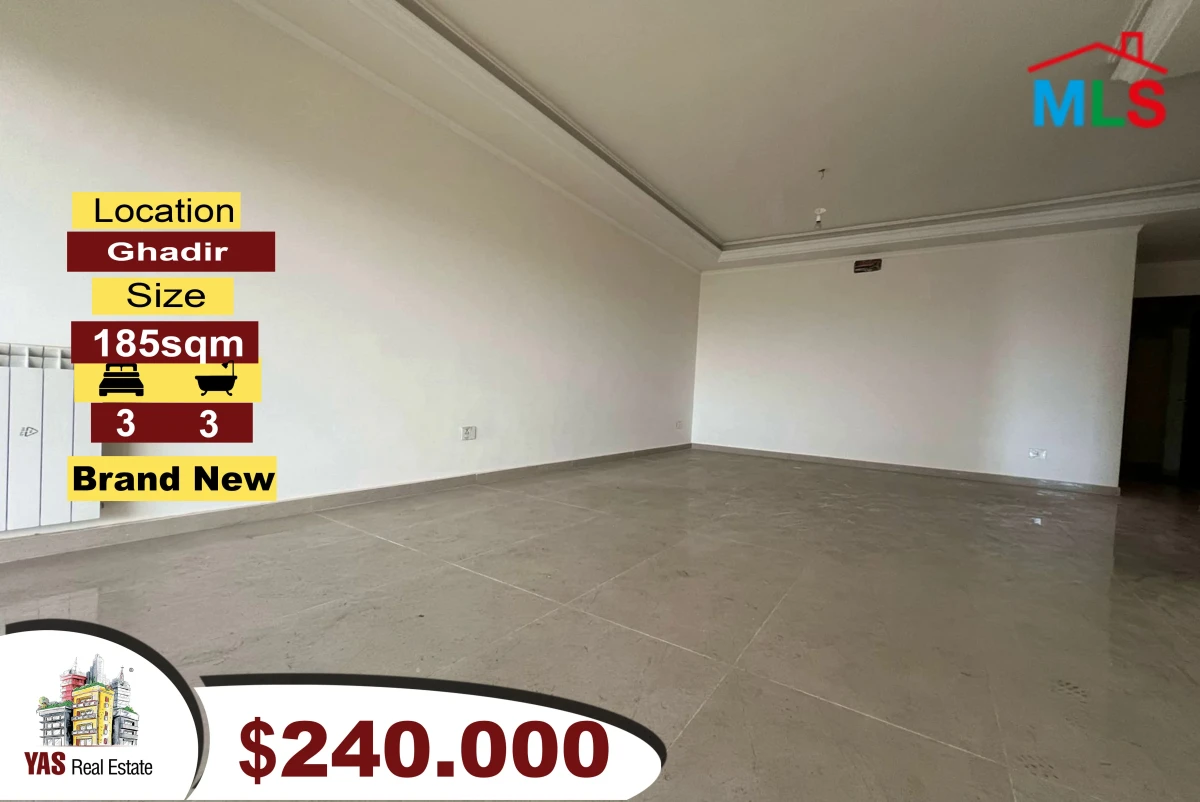 Ghadir 185m2 | Brand New Flat | High End | EH/IV
