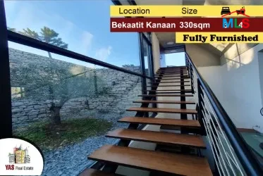 Bekaatit Kanaan 330m2 | Furnished Villa | Unbeatable View | KH