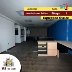 Jounieh/Haret Sakher 130m2 | Equipped Office | Rental Income | EH