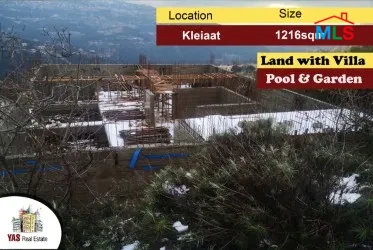 Kleiaat 1216m2 | Villa | Land | Pool | Under Construction | KH