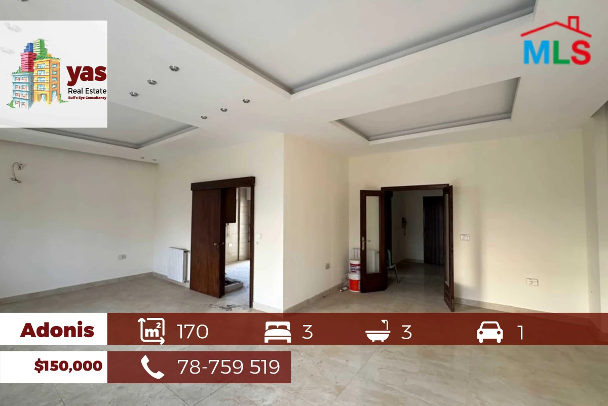 Adonis 170m2 | Luxury | Well Lighted | Renovated Flat | CHN