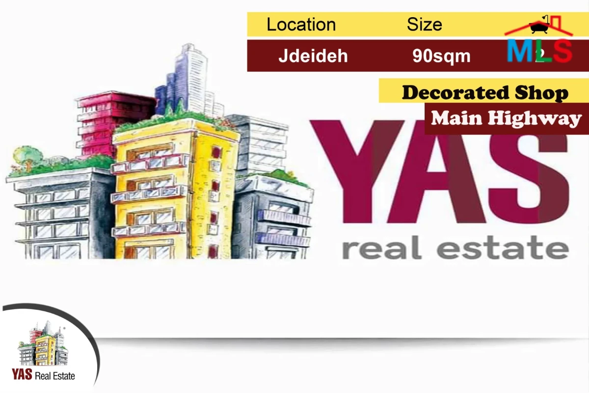 Jdeideh 90m2 | Decorated Shop | Main Highway | 3 Floors | AA/AC