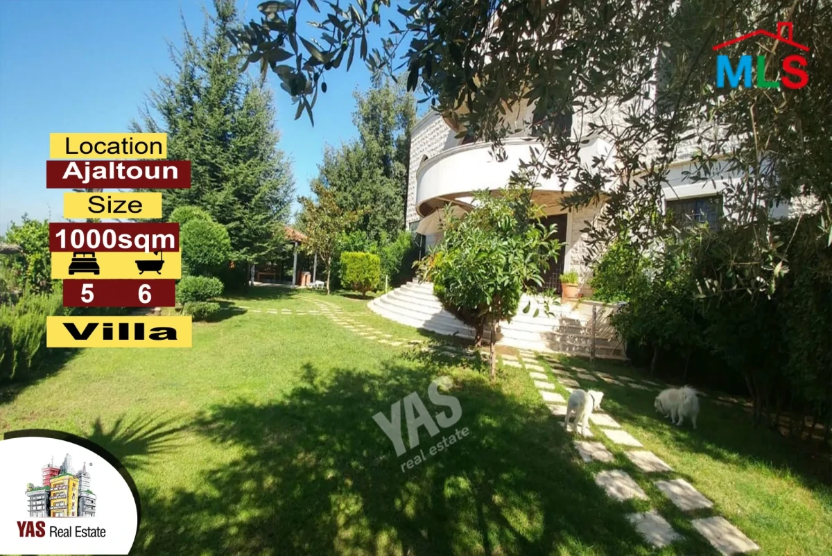 Ajaltoun | 1000M2 Building | 5400m2 Land | Uique Property | View