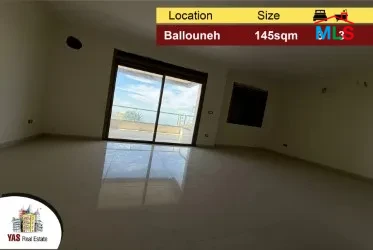 Ballouneh 145m2 | Panoramic Sea View | Luxurious | Private Street | AC
