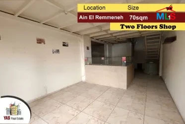 Ain El Remmeneh 70m2 | Two Floors Shop | Perfect Investment | AA