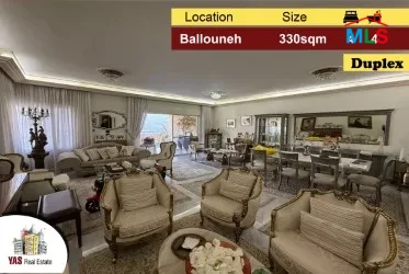 Ballouneh 330m2 |Duplex | Upgraded |Unique Property |Panoramic View|AC