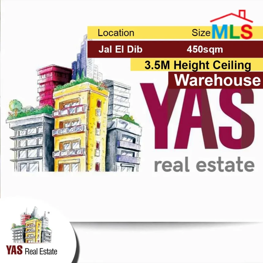 Jal El Dib 450m2 | Warehouse | Truck Access | Ideal Investment | MJ