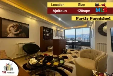 Ajaltoun 120m2 | Partly Furnished | Decorated | Prime Location | KS