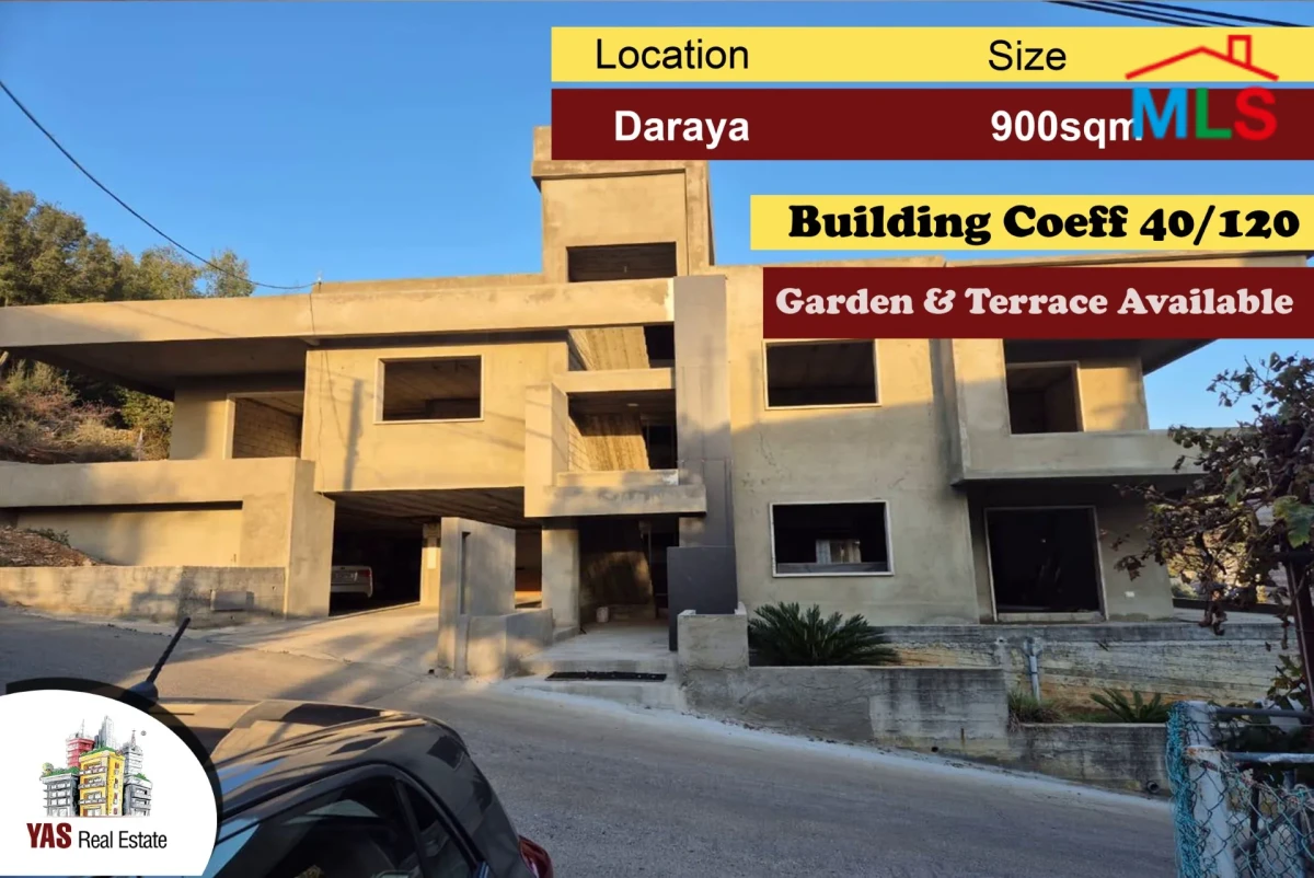 Daraya 900m2 | 350m2 Villa | Troc Available | Garden Available |A