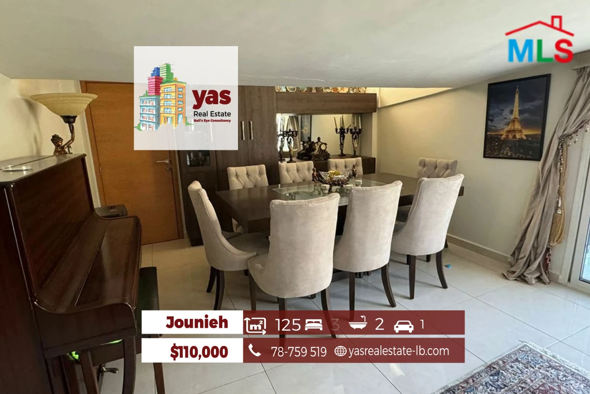Jounieh 125m2 | Calm Street | Prime Location | Modern | EH