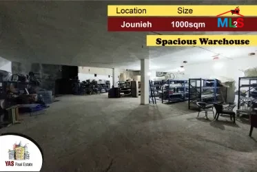 Jounieh 1000m2 |Spacious Warehouse |Self Investment |Prime Location|IV