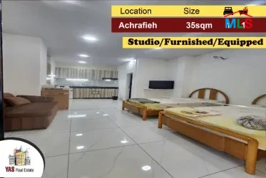 Achrafieh 35m2 | Furnished Studio | Prime Location | Renovated | PA
