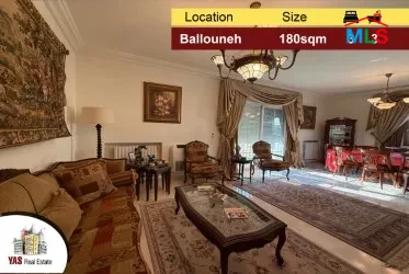 Ballouneh 180m2 | Prime Location | Oen View | Excellent Condition |AC