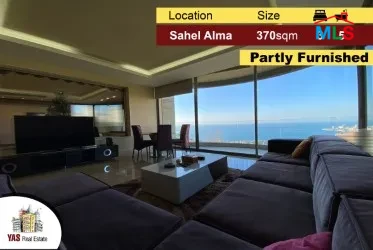 Sahel Alma 370m2 | High-End | New | Semi Furnished | Sea View |RA/YV