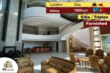 Adma 1800m2 | Villa Triplex | Fully Furnished |Sea & Mountain View |RA