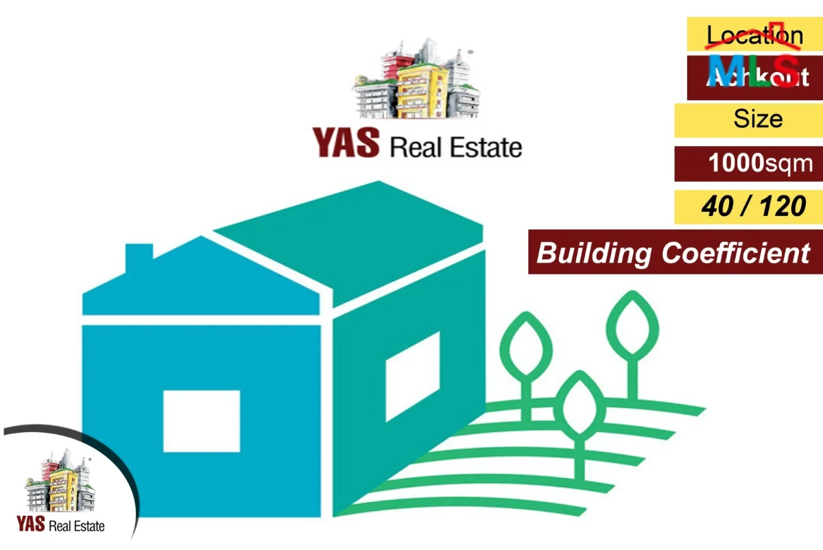 Achkout 1000m2 | Flat Land | 40 / 120 | Mountain View | AC
