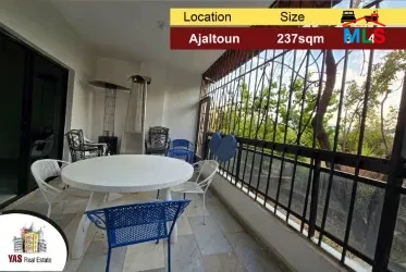 Ajaltoun 237sqm | Terrace | Well Maintained | High End | Flat | DA