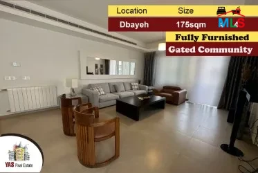 Dbayeh/Waterfront 175m2 | View Brand New | Gated | Furnished | MJ